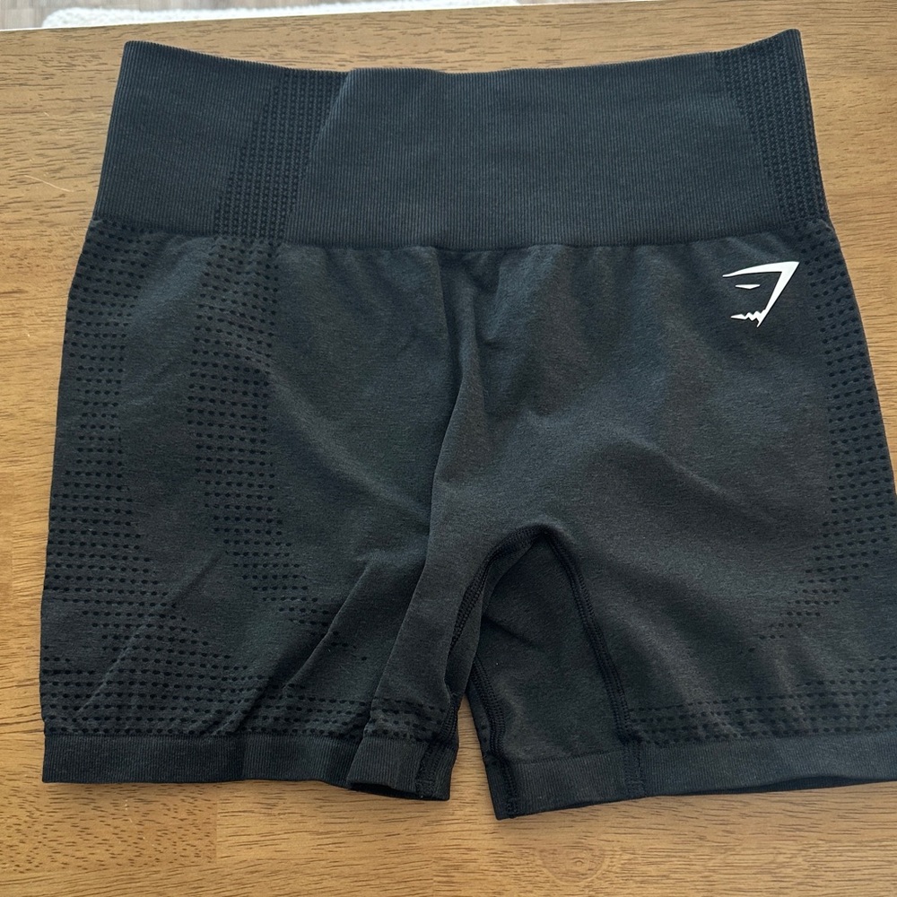 Gymshark Black Seamless High-Waist Bike Shorts